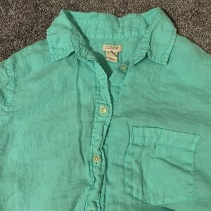 J Crew linen casual button down